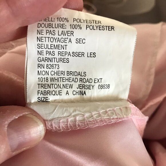 COPY - Cameron Blake by Mon Cheri Light Pink Femine Mother of the Bride Gown Dr… - Picture 9 of 14